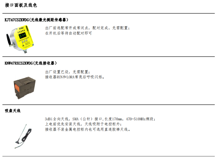 無(wú)線激光測(cè)距傳感器